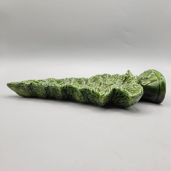 Vintage Hobbyist Ceramic Green Christmas Tree Shaped Decor or Candy Dish - Picture 6 of 8